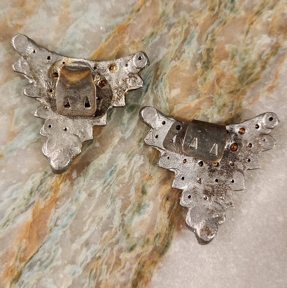 Vintage Rhinestone Shoe Clips - Picture 8 of 9